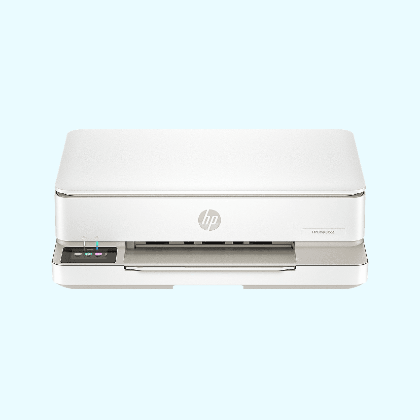HP Envy 6155e Wireless All-in-One Color Inkjet Printer, prints, scans, copies, duplex, great for home, 3-mo free Instant Ink, AI-enabled (714L5A)