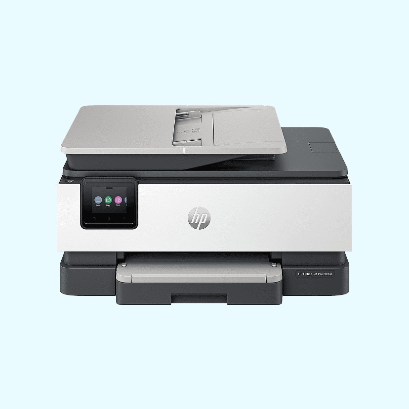 HP OfficeJet Pro 8139e Wireless All-in-One Color Inkjet Printer, print, scan, copy, best for home, with 1 year of Instant Ink included, AI-enabled