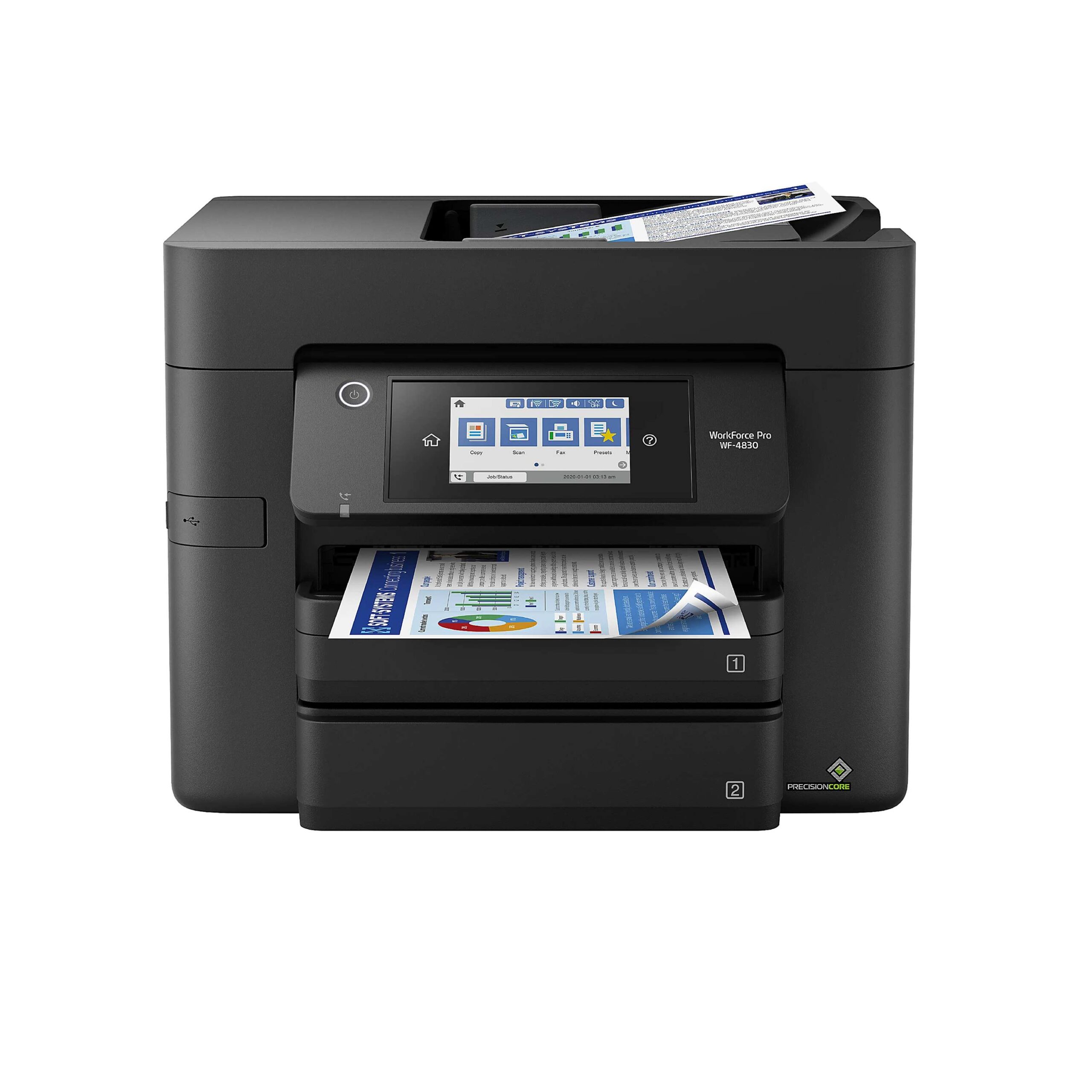 WorkForce® Pro WF-4830 Wireless Inkjet All-In-One Color Printer (Refurbished)